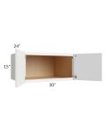 Metro White 30x15x24 Wall Cabinet 