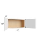 Metro White 36x18 Wall Cabinet