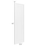 Metro White 42" Wall Decorative Door 