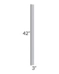 Asheville Grey Shaker 3x42 Wall Filler