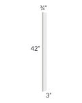 Palisades White 3x42 Wall Filler 