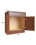 Phoenix Caramel Glaze 30" Vanity Sink Base Cabinet