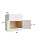 Midtown Cloud Shaker 30" Farm Sink Base Cabinet