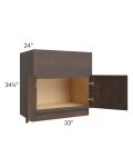 Tuscan Kona Brown 33" Farm Sink Base Cabinet