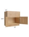 Midtown Timber Shaker 33" Farm Sink Base Cabinet