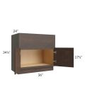 Vienna Kona Brown 36" Farm Sink Base Cabinet