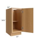 Portland Sand 15" Full Height Door Base Cabinet