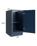  Portland Navy Blue 18" Full Height Door Base Cabinet