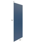 Portland Navy Blue 36x96 Finished Back Panel