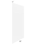 Aspen White Shaker 48x96 Finished Back Panel