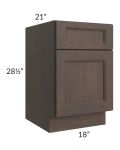 Tuscan Kona Brown 18" File Base Cabinet