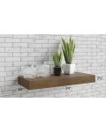 Midtown Mocha Shaker 24" Floating Shelf
