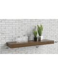 Vienna Kona Brown 36" Floating Walnut Shelf