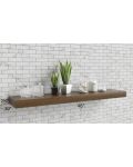 Midtown Mint Green Shaker 48" Floating Walnut Shelf