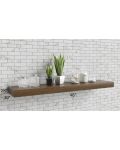 Union White 48" Floating Walnut Shelf