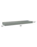 Woodland Green Shaker 36" Floating Shelf 