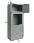 Woodland Green Shaker 24" 2-Drawer Base Cabinet