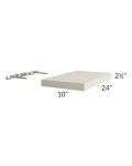 Asheville Cloud Shaker 24" Floating Shelf