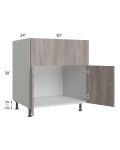 Milan Hazel 30" Farm Sink Base Cabinet