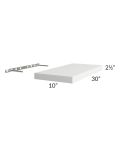 Bayville White 30" Floating Shelf