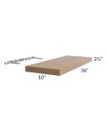 Asheville Rift Oak Shaker 36" Floating Shelf
