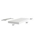 Bayville White 36" Floating Shelf