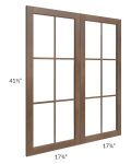 Gramercy Coffee 36x42 Clear Glass Door (Cabinet Sold Separately)