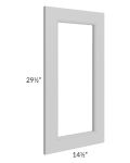 Tuscan Painted Grey 15x30 Clear Glass Door (Cabinet Sold Separately)