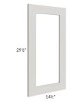 Midtown Light Grey Shaker 15x30 Clear Glass Door (Cabinet Sold Separately)