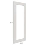 Midtown Light Grey Shaker 15x42 Clear Glass Door (Cabinet Sold Separately)