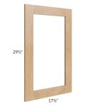 Midtown Timber Shaker 18x30 Clear Glass Door (Cabinet Sold Separately)