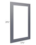 Vienna Indigo 18x30 Clear Glass Door (Cabinet Sold Separately)