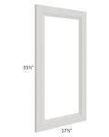 Salem Light Grey 18x36 Clear Glass Door (Cabinet Sold Separately)