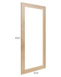 Vienna Timber 18x42 Clear Glass Door (Cabinet Sold Separately)