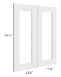 Midtown Cloud Shaker 24x30 Clear Glass Door (Cabinet Sold Separately)
