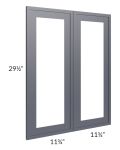 Vienna Indigo 24x30 Clear Glass Door (Cabinet Sold Separately)
