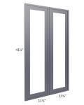 Vienna Indigo 24x42 Clear Glass Door (Cabinet Sold Separately)