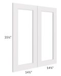 Tuscan Cloud 30x36 Clear Glass Door (Cabinet Sold Separately)