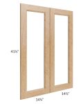 Tuscan Timber 30x42 Clear Glass Door (Cabinet Sold Separately)