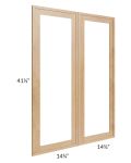 Vienna Timber 30x42 Clear Glass Door (Cabinet Sold Separately)