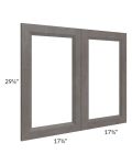 Salem Dark Grey 36x30 Clear Glass Door (Cabinet Sold Separately)