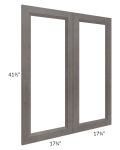 Salem Dark Grey 36x42 Clear Glass Door (Cabinet Sold Separately)
