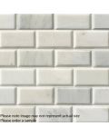 Greecian White Beveled 2" x 4" Subway Tile