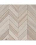 Havenwood Dove Chevron 12 x 15 Mosaic Wood Look Tile