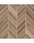 Havenwood Saddle Chevron 12 x 15 Mosaic Wood Look Tile