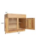 Rustic Shaker 39" Base Cabinet