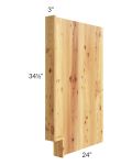 Rustic Shaker Base End Panel / Appliance End Panel