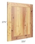 Rustic Shaker 24x30 Base Decorative Panel