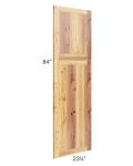 Rustic Shaker 84" Tall Decorative End Panel