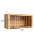Rustic Shaker 30x15 Plate Rack